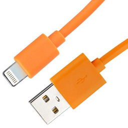 高尔夫Golf USB数据充电线 为iPhone 5/5s/5c/mini注入鲜橙色活力